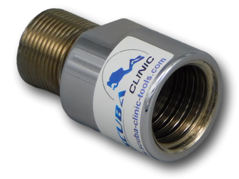 In-Line Adjuster Adaptor for Aqualung Calypso Quick Connect and Apeks Flight Second Stages